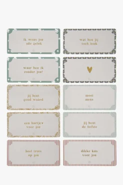 ZUSSS 10 complimentenkaartjes in doosje color