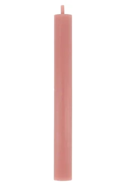 ZUSSS 4 rustieke kaarsen 20cm kleur roze rood