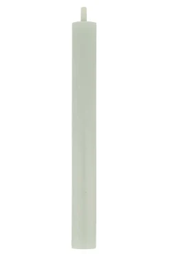 ZUSSS 4 rustieke kaarsjes 20 cm saliegroen