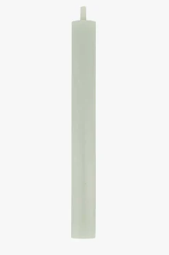 ZUSSS 4 rustieke kaarsjes 20 cm saliegroen