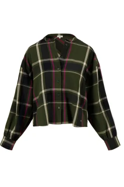 ZUSSS blouse met ruit