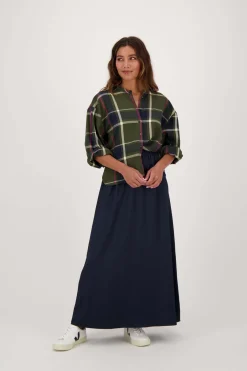 ZUSSS blouse met ruit