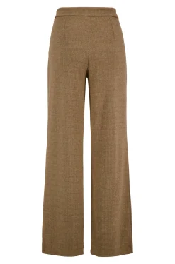 ZUSSS broek met visgraat structuur
