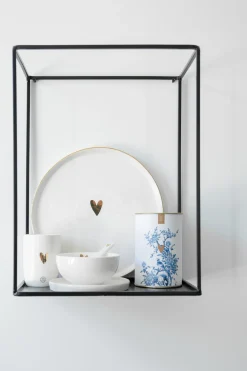 ZUSSS dinerbord hartje wit
