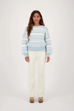 ZUSSS flared corduroy broek