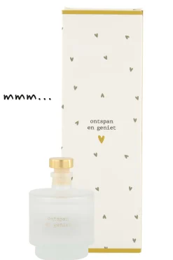ZUSSS geurstokjes 90ml ontspan en geniet antracietgrijs/off white