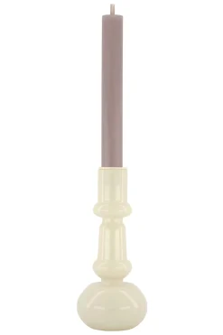 ZUSSS glazen kandelaar 18cm