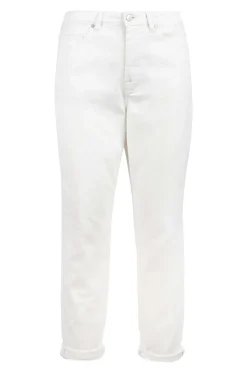 ZUSSS high waist jeans off white