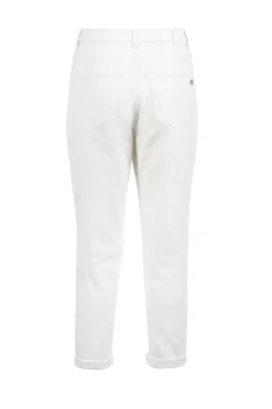 ZUSSS high waist jeans off white