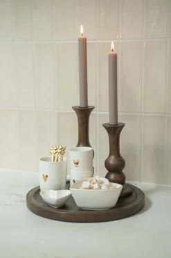 ZUSSS houten kandelaar L