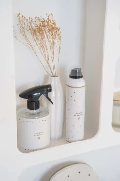 ZUSSS huisparfum ontspan en geniet antracietgrijs/off white
