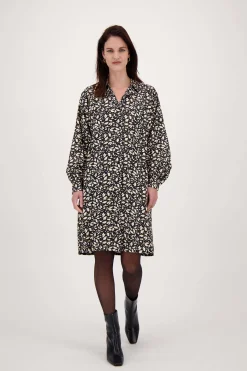 ZUSSS jurk blaadjes print