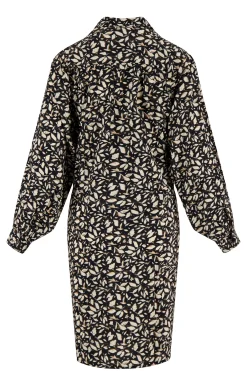ZUSSS jurk blaadjes print
