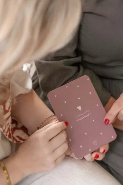 ZUSSS kaart ronde hoeken de allerliefste mama terra roze