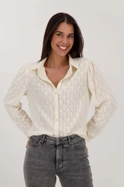 ZUSSS kanten blouse