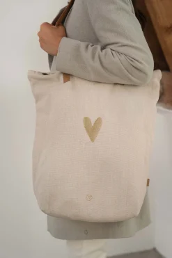 ZUSSS katoenen boodschappentas hartje