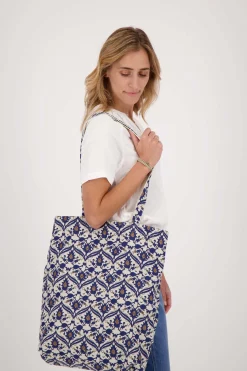ZUSSS katoenen shopper met print