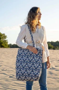 ZUSSS katoenen shopper met print