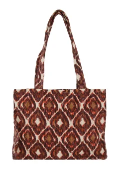 ZUSSS katoenen tas met ikat print