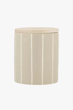 ZUSSS keramieken geurkaars met houten deksel veel liefs