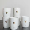 ZUSSS koffiemok goud hartje (set van 6)