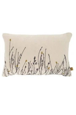 ZUSSS kussen bloemen silhouet borduur 50x30 cm