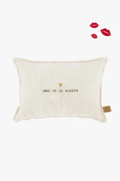 ZUSSS kussen mag ik je kussen 25x35cm peper en zout