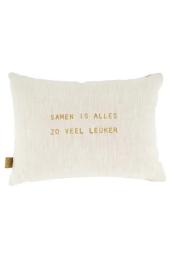 ZUSSS kussen samen is alles leuker hartjes 35x25cm