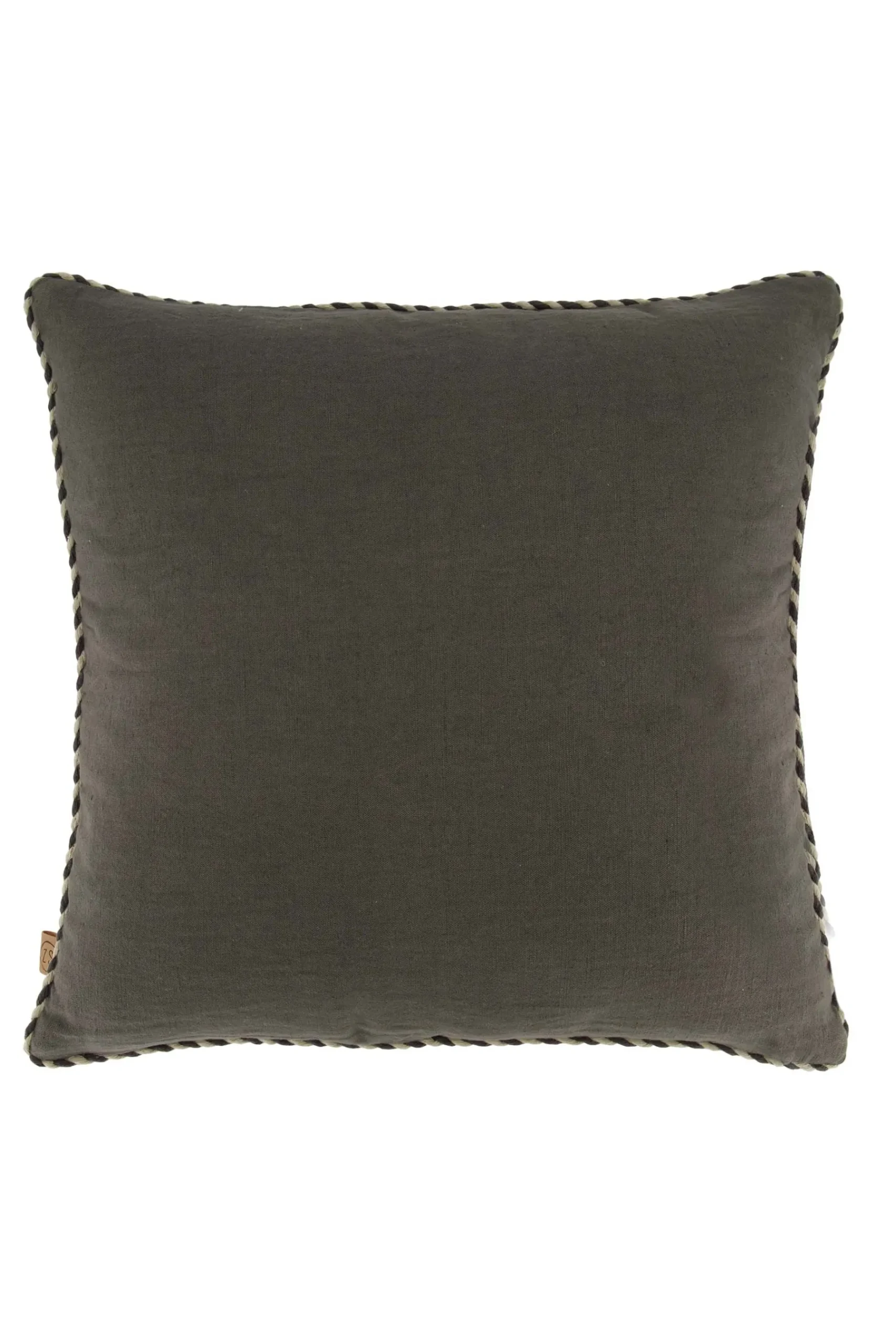 ZUSSS kussen velvet colibri borduur 45x45cm