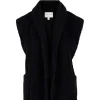 ZUSSS lang teddy gilet met zakken