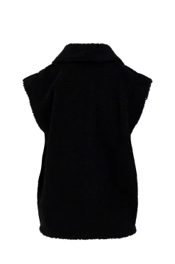 ZUSSS lang teddy gilet met zakken