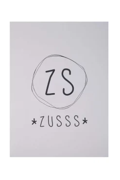 ZUSSS logoposter die glimlach staat je goed