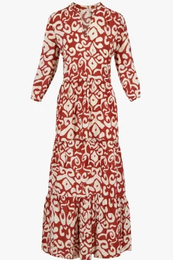 ZUSSS maxi jurk ornamentprint