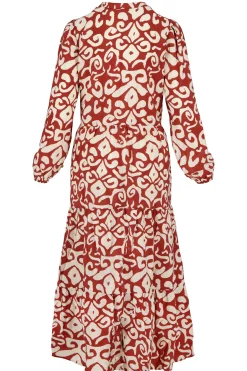 ZUSSS maxi jurk ornamentprint