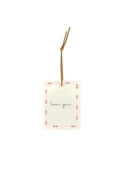 ZUSSS mini geurzakje love you roze rood/off white