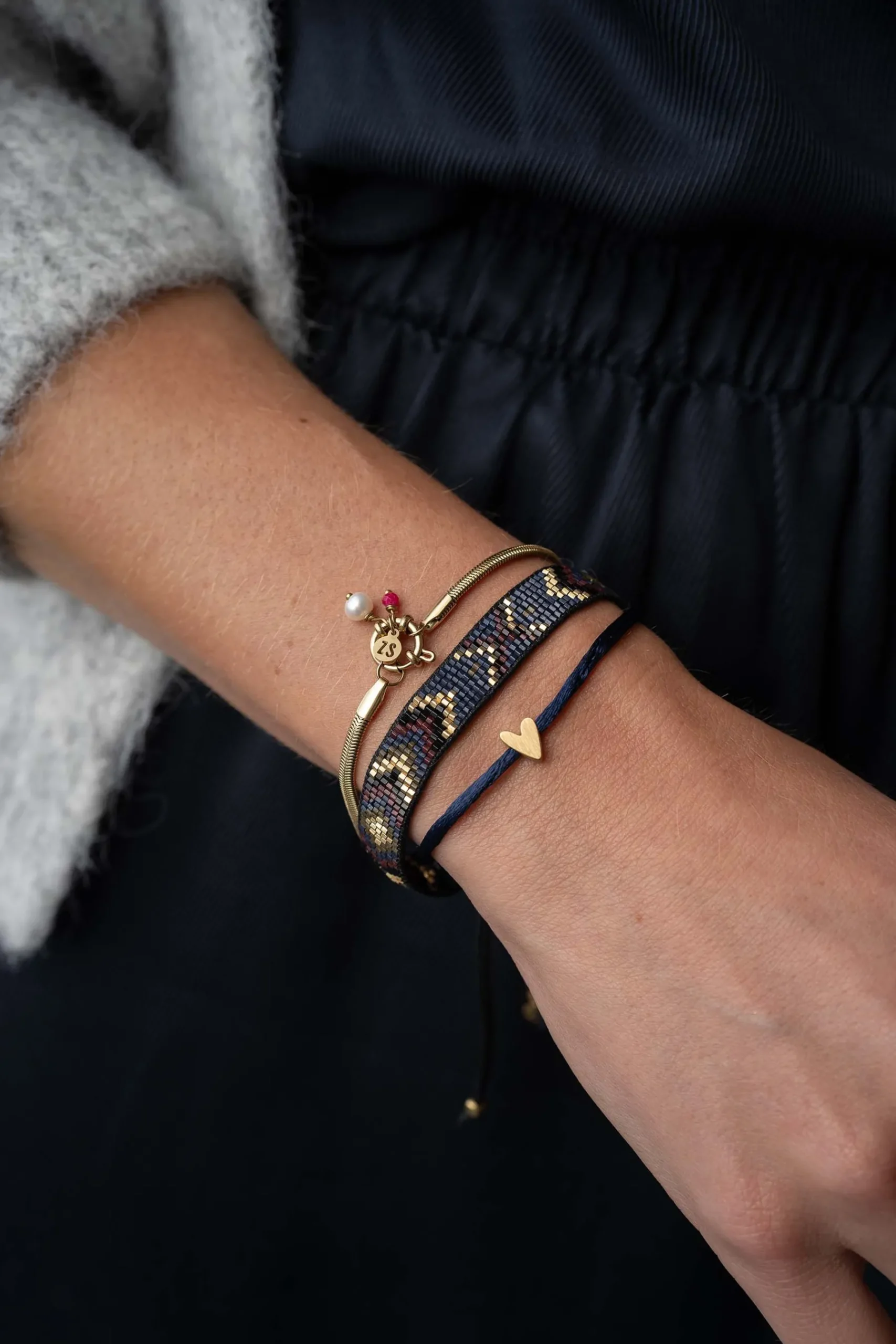 ZUSSS miyuki armbandje zigzag color