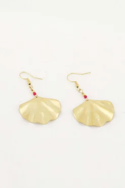 ZUSSS oorhangers ginkgo blad