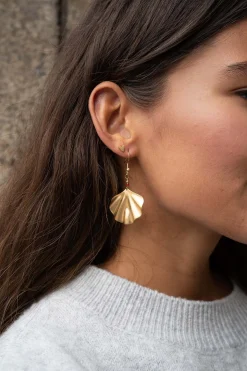 ZUSSS oorhangers ginkgo blad