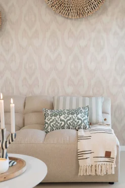 ZUSSS plaid lijnenpatroon 130x170 /saliegroen