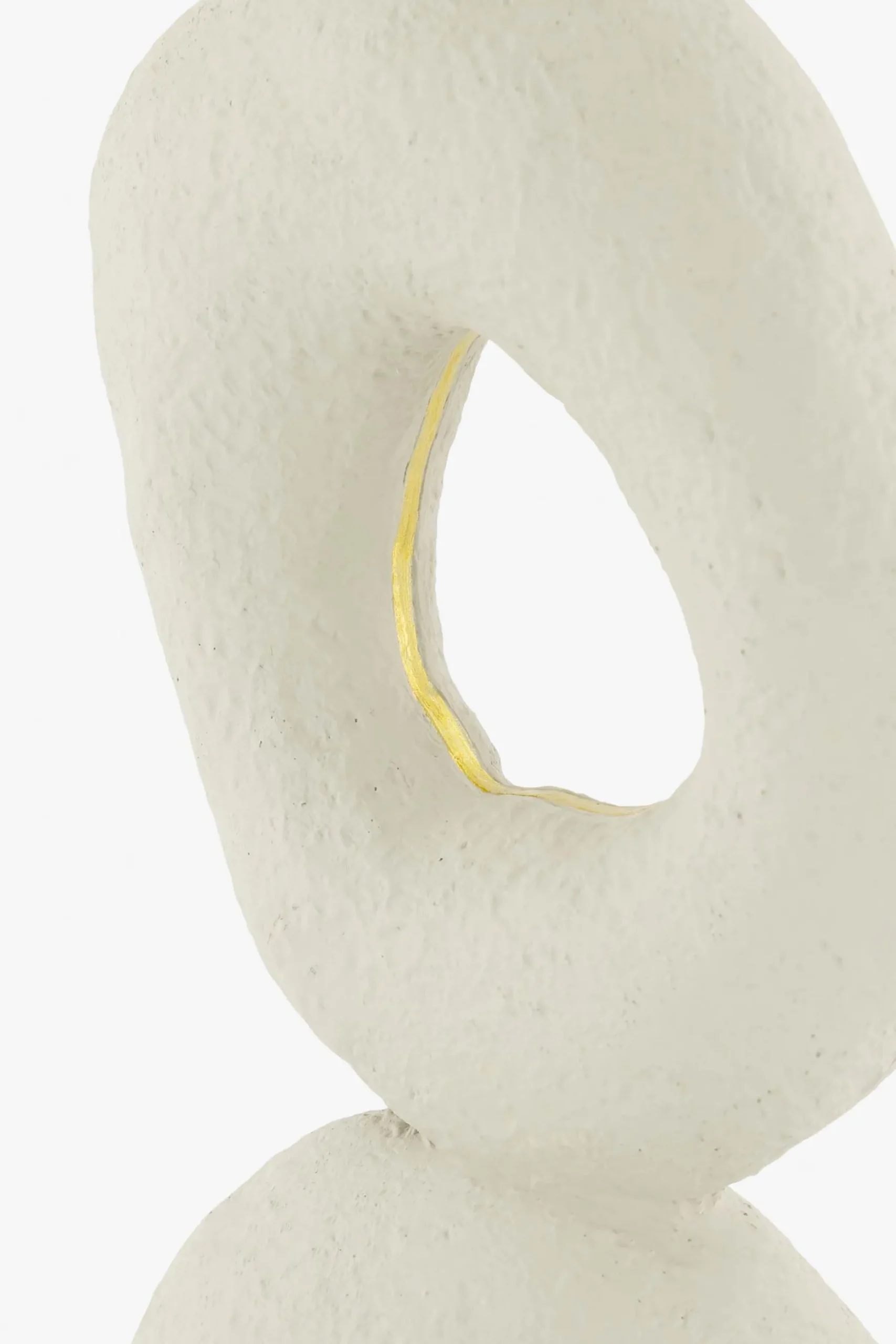 ZUSSS polystone kandelaar ornament M