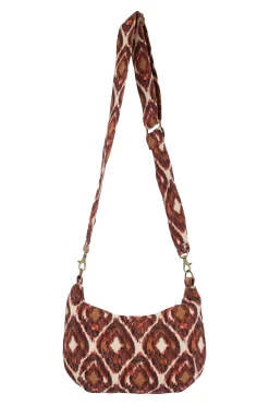 ZUSSS schoudertasje met ikat print