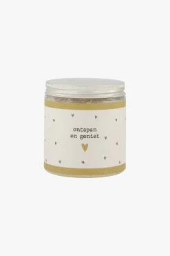 ZUSSS scrub 250gram ontspan en geniet antracietgrijs/off white