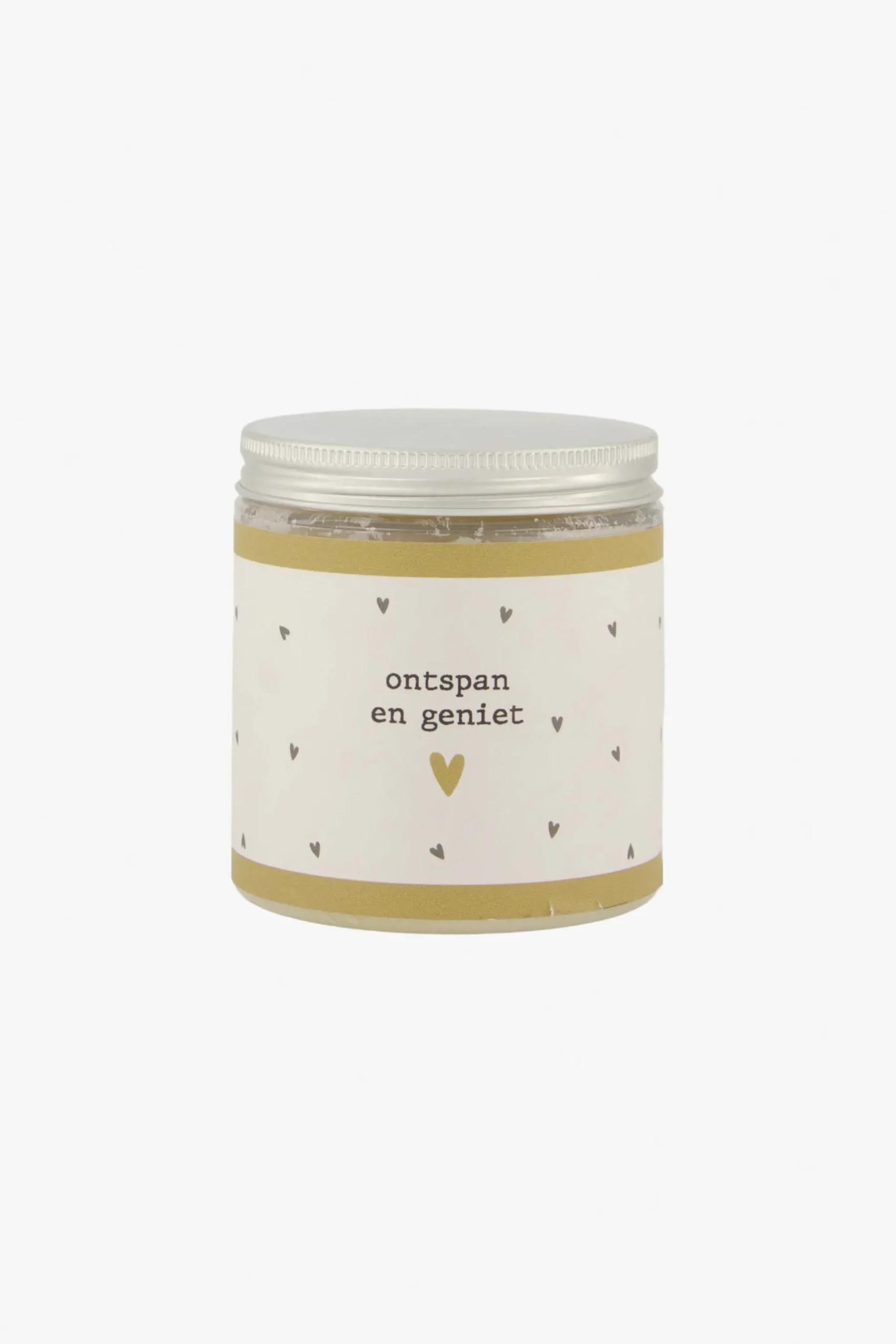 ZUSSS scrub 250gram ontspan en geniet antracietgrijs/off white