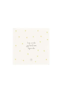 ZUSSS servetten lief wonder hartjes 12,5x12,5cm