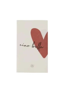 ZUSSS servetten rechthoek 11x20cm ciao bella