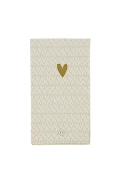 ZUSSS servetten rechthoek 11x20cm hartjes