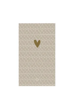 ZUSSS servetten rechthoek 11x20cm hartjes