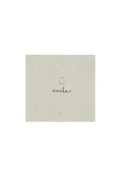 ZUSSS servetten vierkant 12,5x12,5cm smile linnen