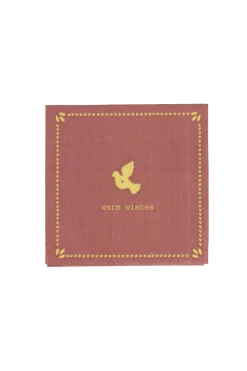 ZUSSS servetten vierkant warm wishes 12,5x12,5cm