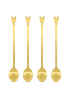 ZUSSS set van 4 lepels hartje